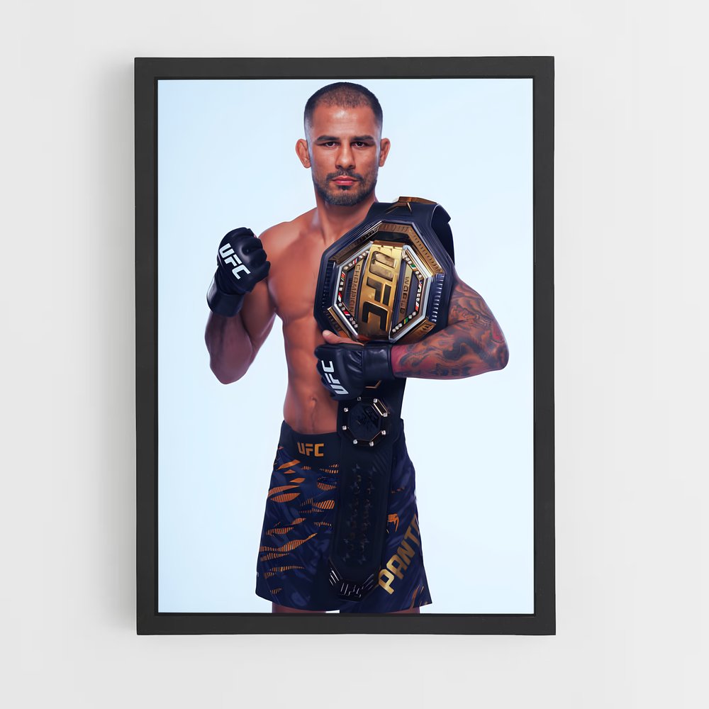 Poster pantoja force – affiche MMA (vue 2)